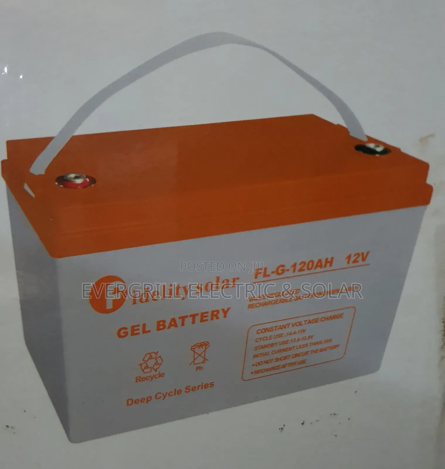 Fidelity Dry Cell Gel Battery 120ah/12v