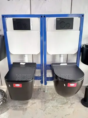 Black Conceal Water Closet (Round and Square)