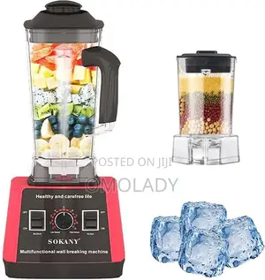 Double Cup 2.5 Liters Sokany Blender - 5000w