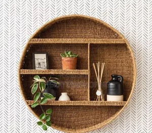 Woven Raffia Wall Decor