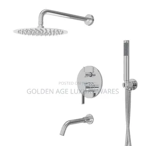Round 5ways Conduit Shower Chrome