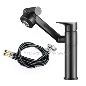 Swerving Basin Mixer Black
