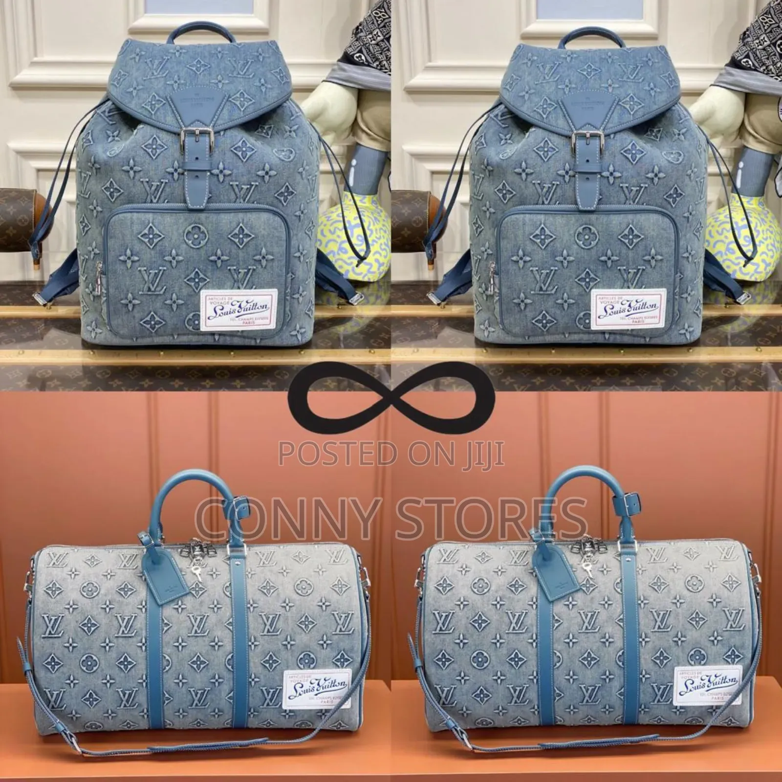 Louis Vuitton Keepall Bandouliere Monogram Combo Back Pack
