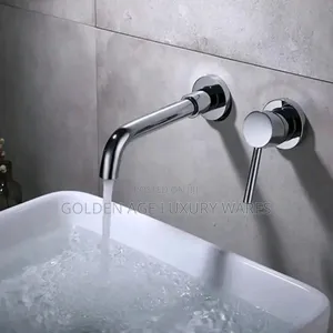 Round Conduit Basin Mixer Stainless