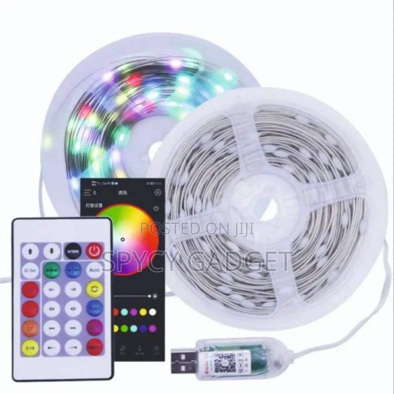 Smart App Bluetooth RGB LED Strip Light With Remote