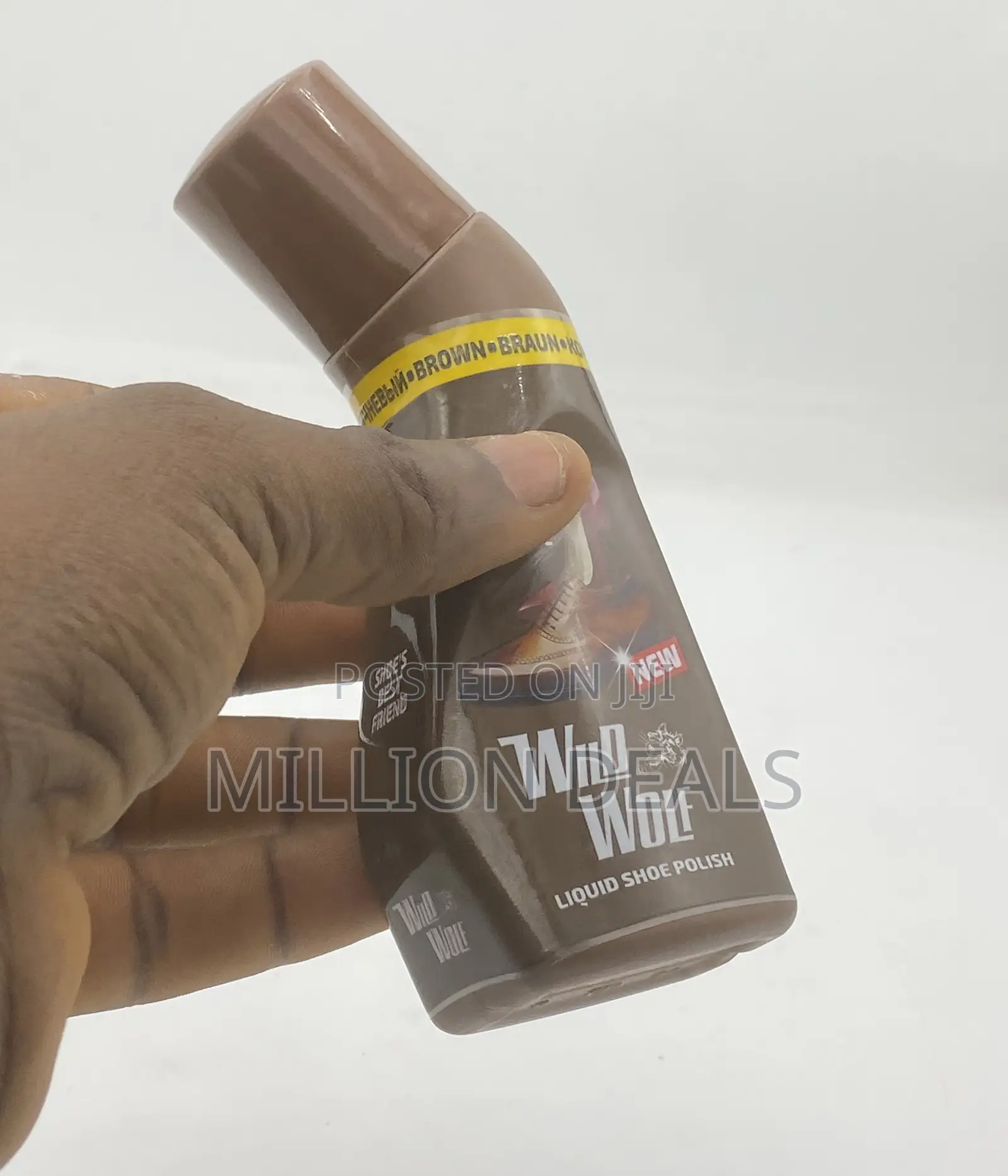 Instant Shoes Liquid Polish Brown