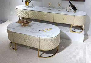 Marble Top,Shelves Set.