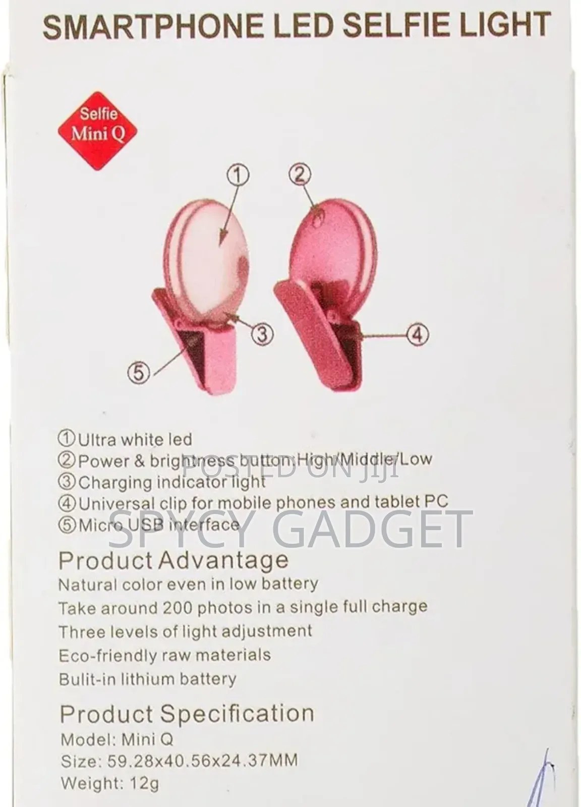 Smartphone Led Selfie Light