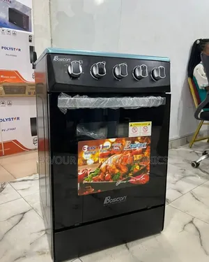 High Quality Boscon (3+1)Gas Cooker Blue Frame With Oven
