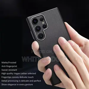 Photo - Vegan Leather Back Case for Samsung Galaxy S25 Ultra