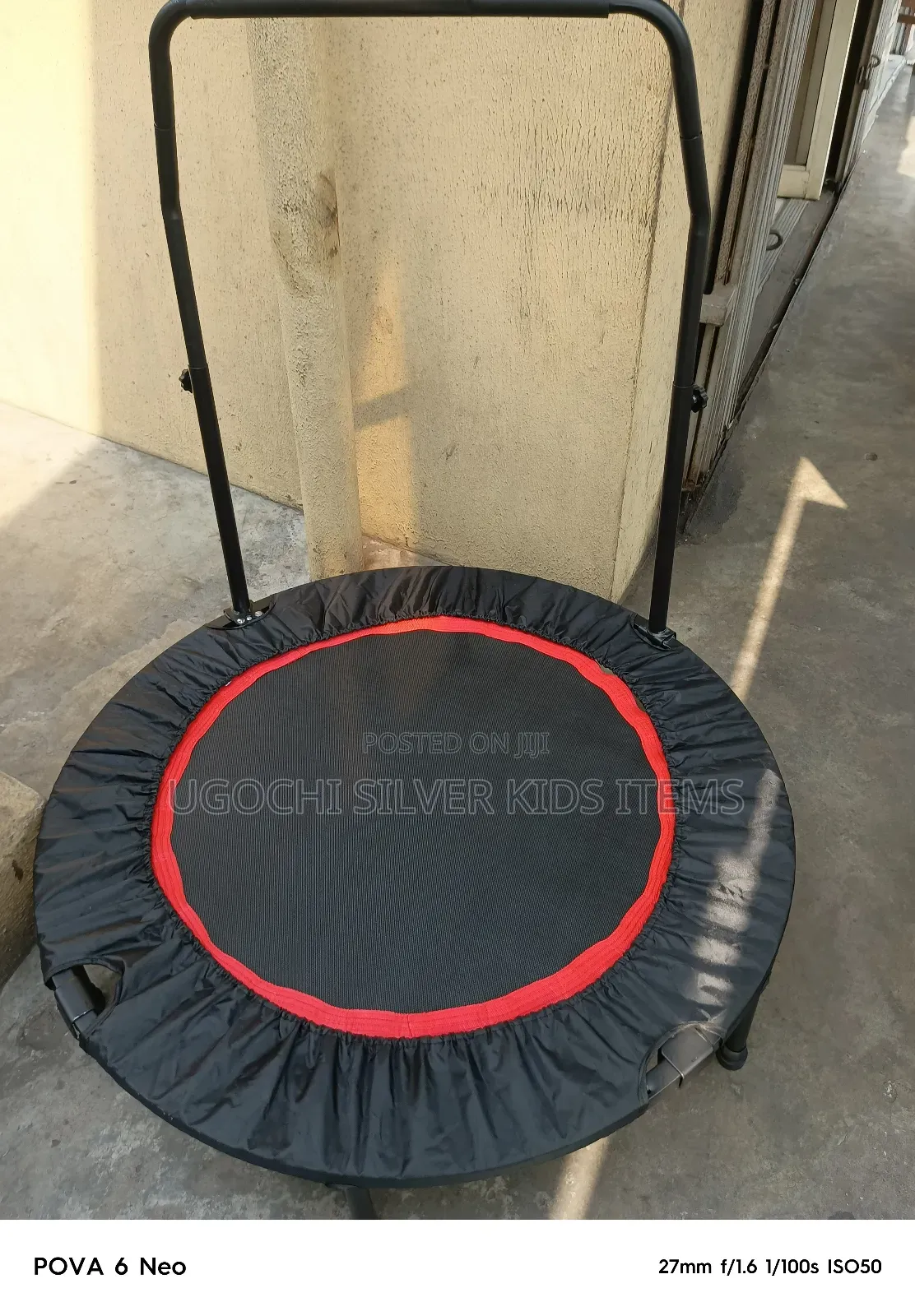 Bouncing Trampoline With Strong Curve Handle