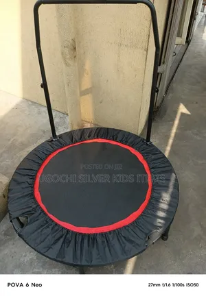 Bouncing Trampoline With Strong Curve Handle