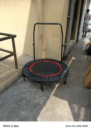 Bouncing Trampoline With Strong Curve Handle