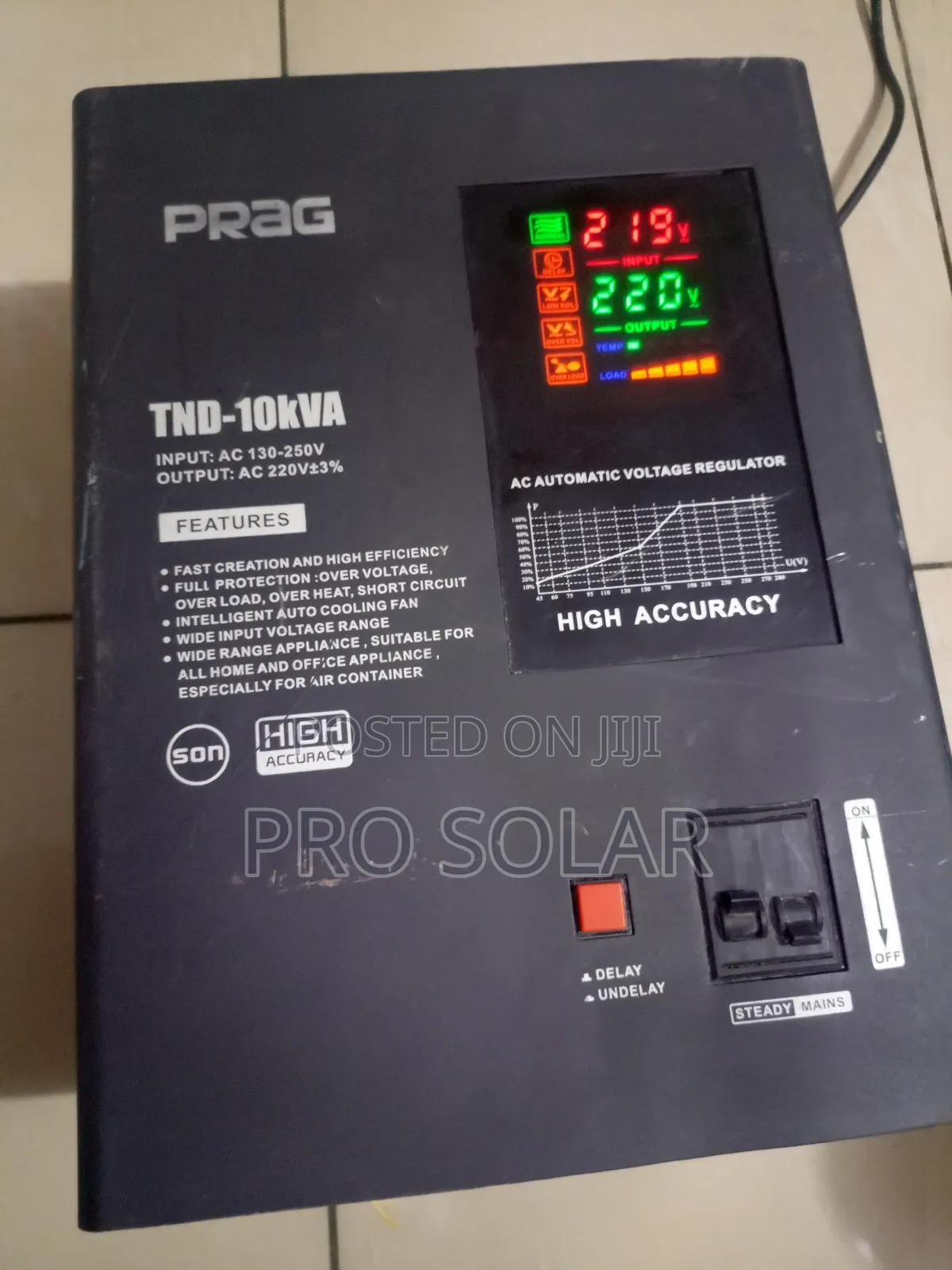 Prag 10KVA Stabilizer