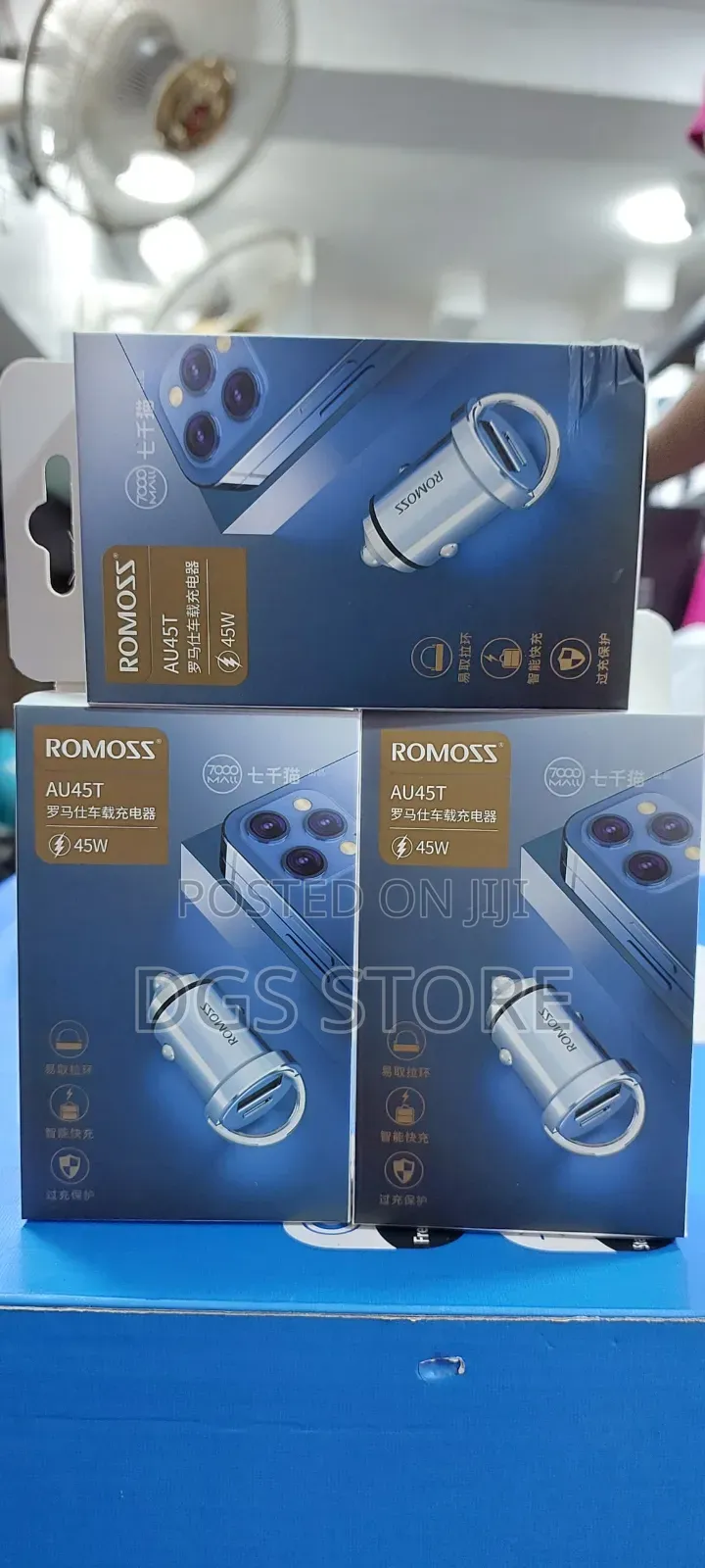 Romoss Au45t Car Charger 45w