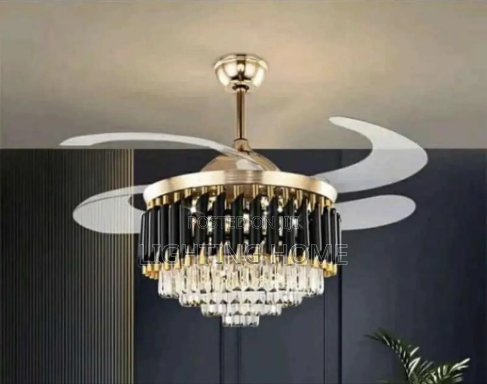 Crystal Fan Light