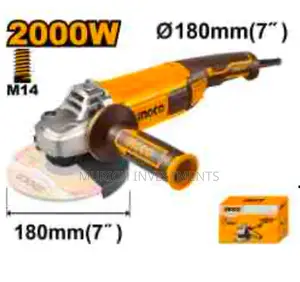 Ingco 7"/180mm Angle Grinder 2000W
