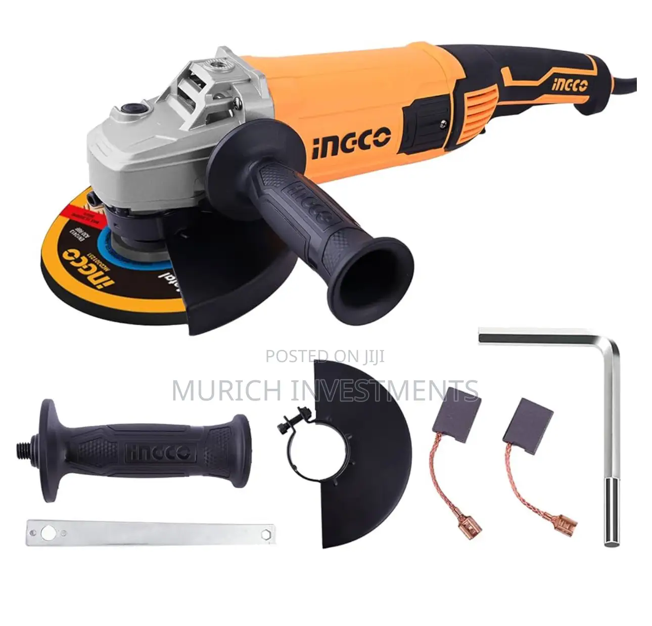 2000W Professional Angle Grinder With 1 Extra Carbon Brushes