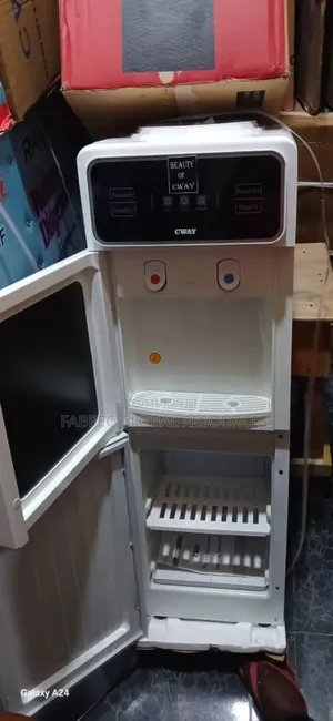 Photo - Cway Hot and Cold Water Dispenser With Fridge