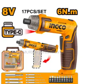 Ingco 8V Rechargeable Power Drill Driver Set