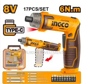 Ingco Rechargeable Cordless Screwdriver 8V