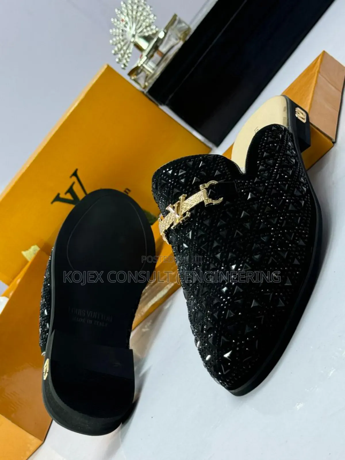 Louis Vuitton Stoned Half Leather Shoes