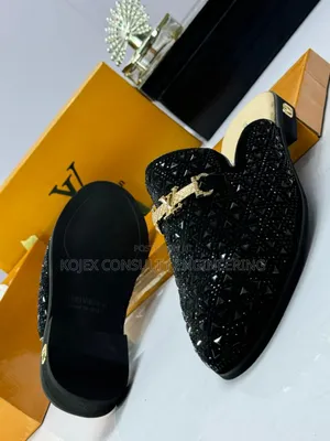 Louis Vuitton Stoned Half Leather Shoes