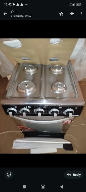 Skyrun 4 Burner All Gas Cooker