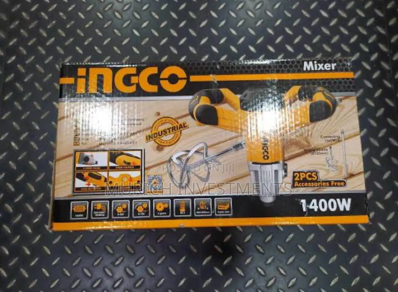 Ingco Mixer 1400W With Variable Speed LED Light - MX214008
