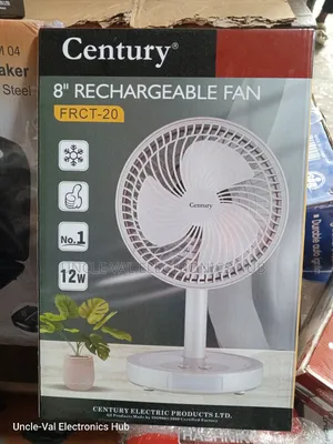 Century 8" Rechargeable Table Fan