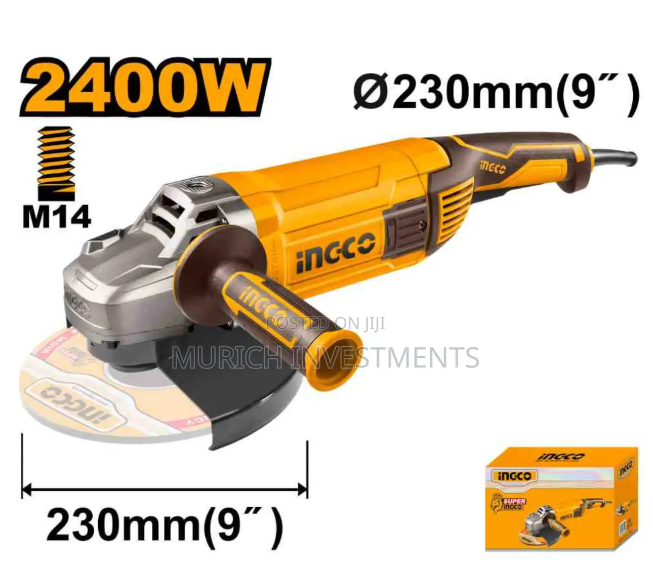 Ingco Angle Grinder AG24008 2400 Watts