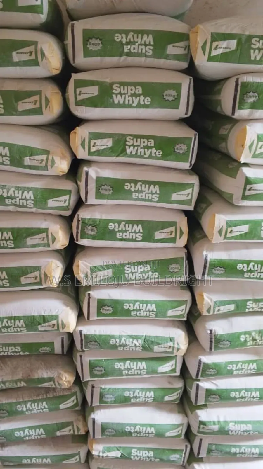 Lafarge Supper Whyte Pop Cement