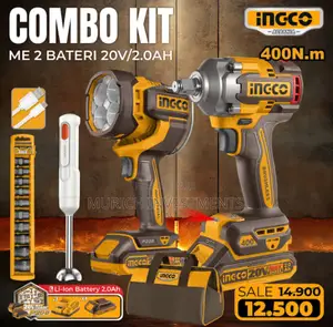 Ingco 3 in 1 Combo Work Lamp,Wrench and Sockets