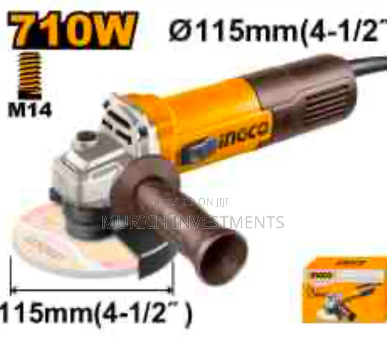 Ingco Angle Grinder 710W