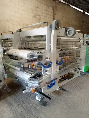 4 Colour Flexo Nylon Printing Machine Long Frame