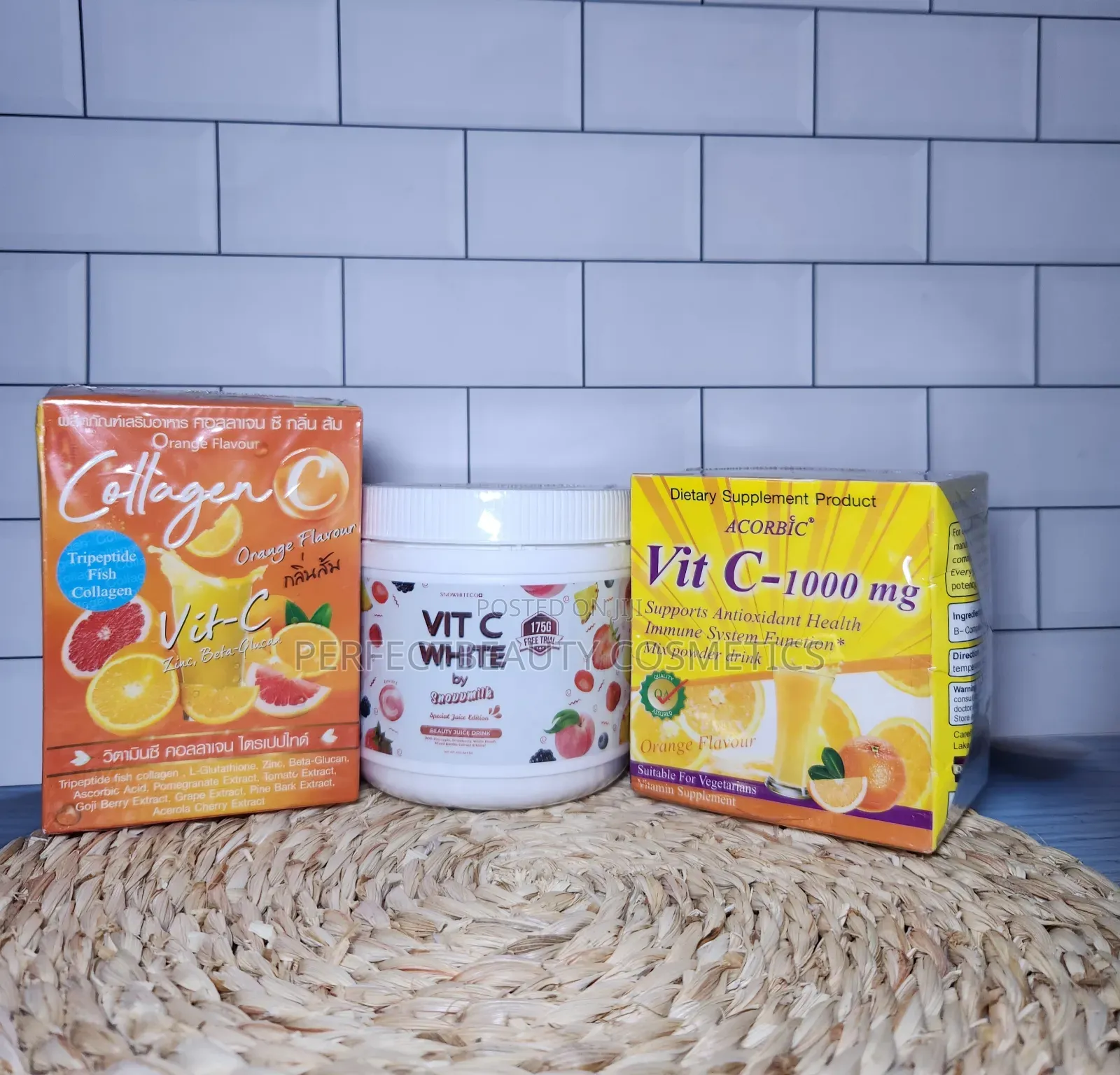 Whitening Collagen Vitamin C Combo
