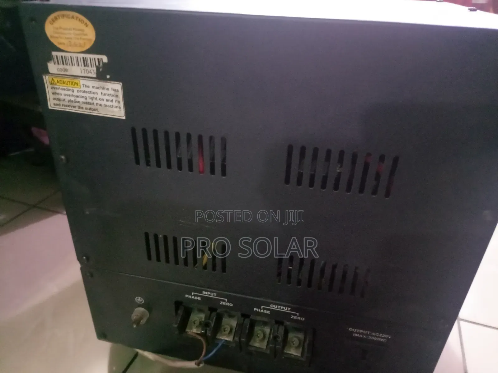 Prag Tm-20kva Stabilizer Input Ac95v-280v