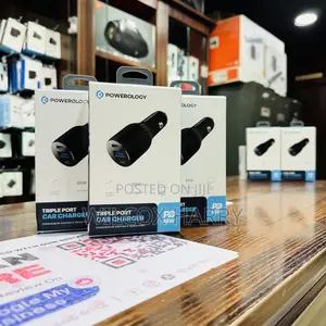 Triple 3 Port Car Charger Powerology