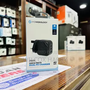 Photo - Powerology 3 Ports USB-C USB-A Charger iPhone iPad Android