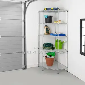 Pentagonal Shape Corner Type Chrome Rack / 6layers Wire Rack