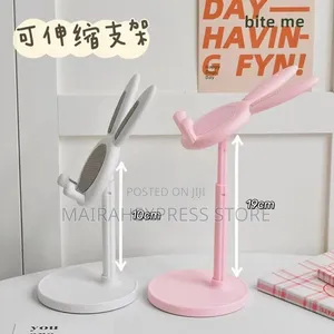 Foldable Rabbit Head Phone Holder Stand