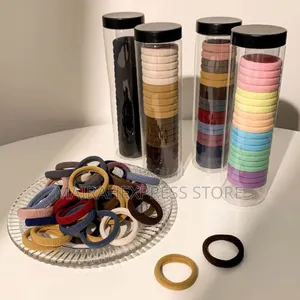 20PCS Seamless Cotton Hair Bands Soft Thick Holders 4 Girls