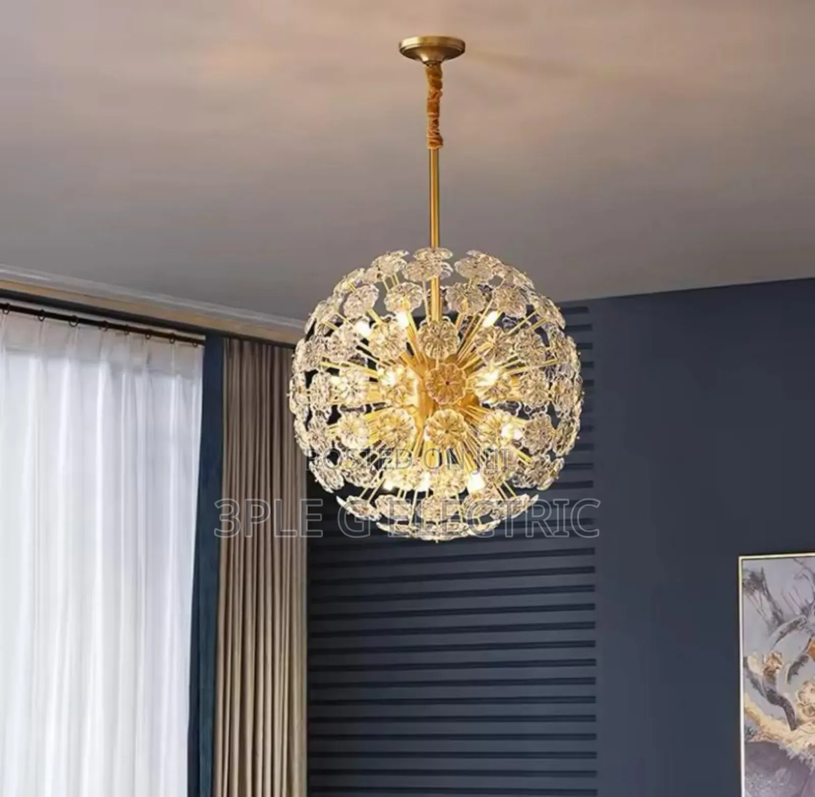 Round Crystal Chandelier