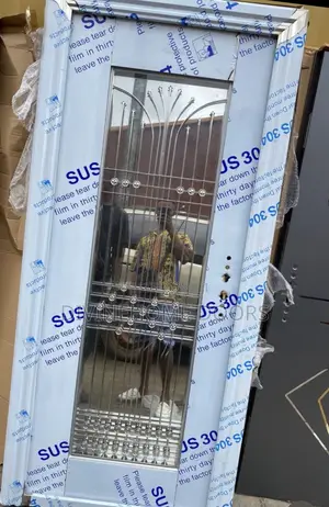 Silver Colour Stainless Door