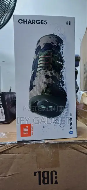 JBL Charge 5 Portable Waterproof (Ip67) Bluetooth Speaker
