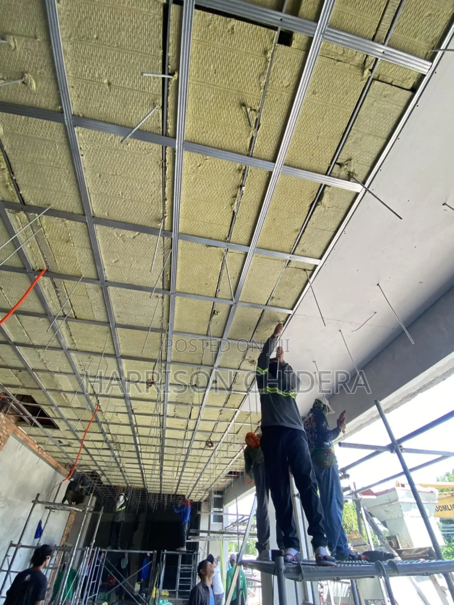 Ceiling Soundproofing With Rockwool