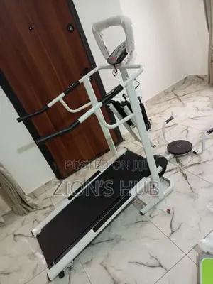 Photo - Manual Treadmill With Stepper, Twister and Push Up