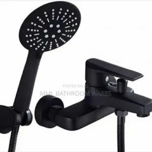 Black Bath Mixers With Hand Held Shower