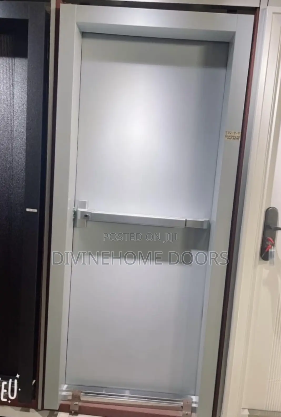 Pure Gray Emergency Exit Door