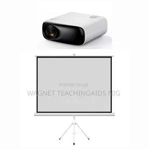 5000 Lumens Projector With Screen